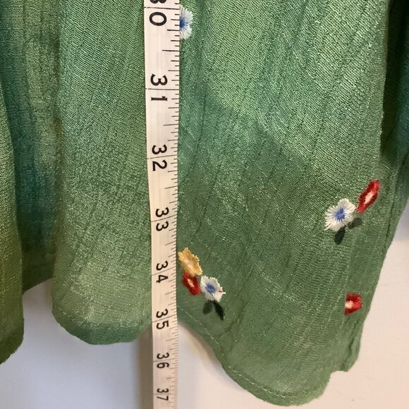 Umgee Women’s Embroidered Boho Tunic Dress Size S Long Sleeve Floral - Picture 5 of 11